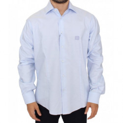 Camicia in cotone celeste - XL