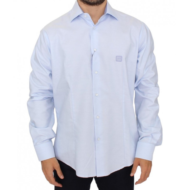 Camicia in cotone celeste - XL
